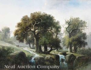 Landscape With Waterfall by Richard Clague