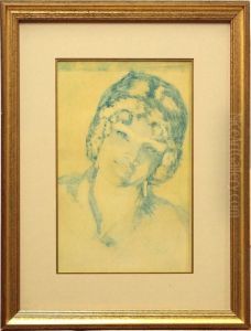 Portrait Of A Lady by William Henry Clapp