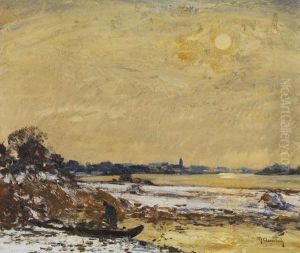 Blick Auf Kaiserwerth by Maximilian Clarenbach