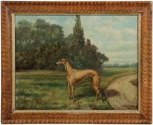 A Greyhound In Alandscape A Greyhound In Alandscape