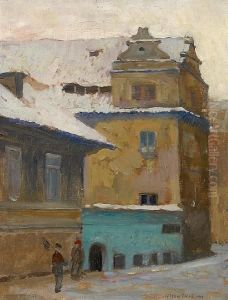 Prague In Winter by Alson Skinner Clark