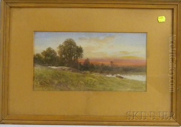 Sunset View With River - view 1