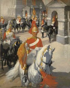 The Regiment Leaves The Horse Guards Parade