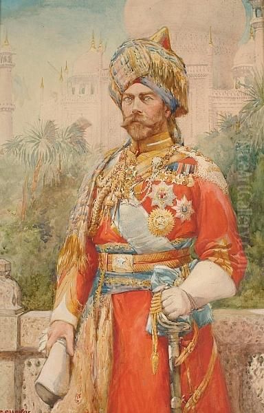 Portrait Of H.m.king George V At The Delhi Durbar - view 1