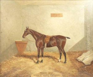 Monkey Boat', 'prism - Strathbrock' Winner Of Hunter's Steeplchase, Lingfield by James Senior Clark