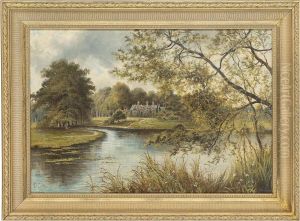 Cottage, Thought To Be At Sandringham by Octavius Thomas Clark