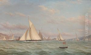 The Cutter 
Avon 
 Winning The Prize Atthe Opening Cruise Of The Clyde Yacht Club