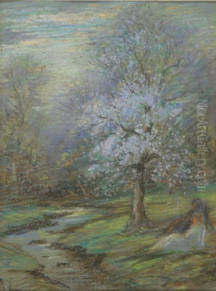 Trees In A Meadow - view 1