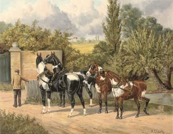 Waiting For The Carriage - view 1
