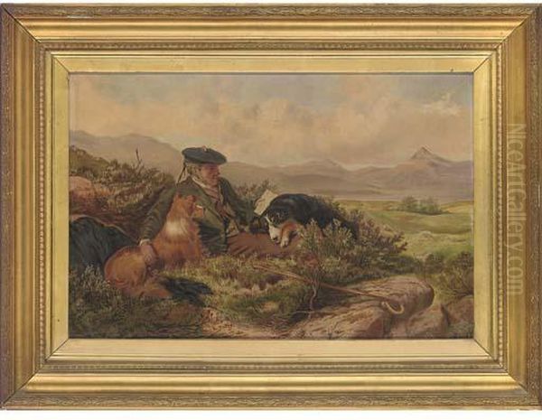A Resting Gamekeeper - view 1