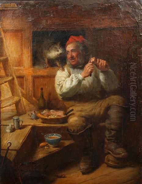 The Old Seaman And His Cat - view 1