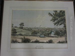 Ipswich From Bishops Hill by Samuel Barling Clarke