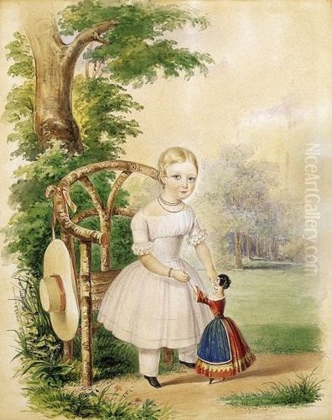 Girl With A Puppet - view 1