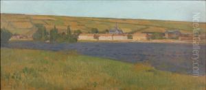 La Seine Aux Andelys by Jean Eugene Clary