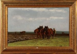 Laboureurs Aux Champs by Alexander Clarys