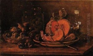 Melon Coupe Et Figues
