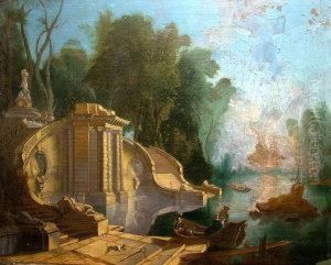 "view Near Versailles" by Lorraine Claude