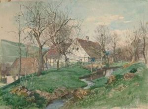 Fruhling In Goppeln. by Wilhelm Ludwig H. Claudius
