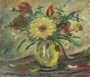 Jarron Con Flores by Joaquin Clausell
