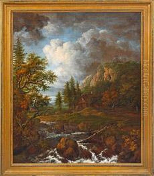 Grose Flusslandschaft Mitwasserfall - view 1