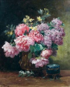 Bouquet De Fleurs by Justin Jules Claverie