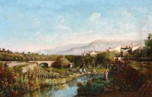 Le Pont De L'etoile by Justin Jules Claverie