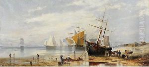 Marina Con Pescatori E Barche