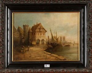 Port De Peche Anime by Paul-Jean Clays