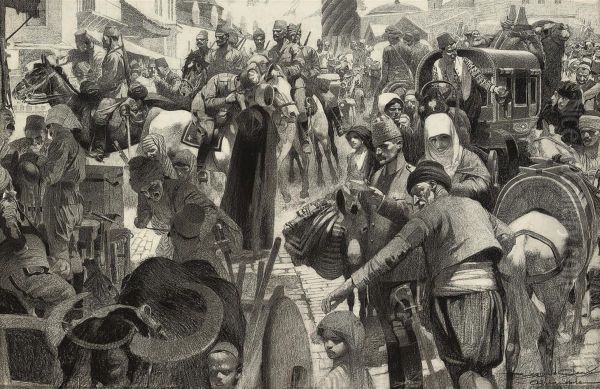 Market Day, Adrianopole - view 1