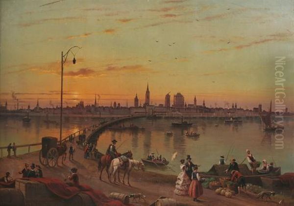 Panoramic View Of Antwerp - view 1