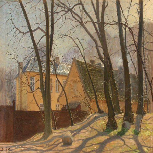 Early Spring Day Atthe Pheasant Farm In Frederiksberg Garden - view 1