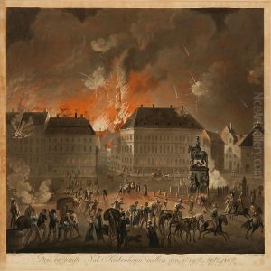 The English Bombardement Ofcopenhagen by Johan Frederik Clemens