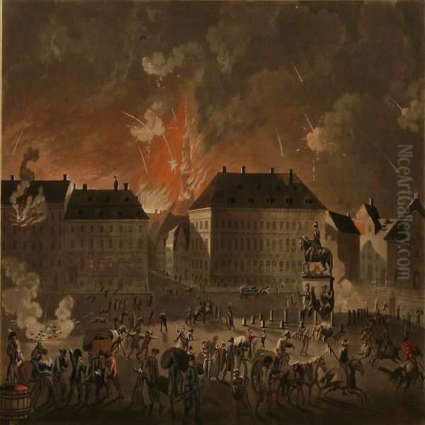 Den Raedsomste Nat I Kiobenhavn Imellem Den 4de Og5te Septr - view 1