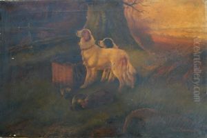 Gun Dogs With The Day's Bag