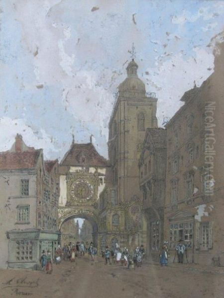 Le Gros Horloge A Rouen - view 1
