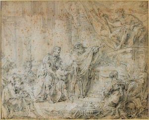 La Presentation Au Temple D'heracles by Jean-Francois, Ganif Clermont