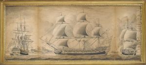A Twenty-four Gun Sixth Rate Of The Royal Navy