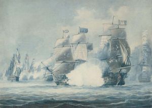 The Battle Of Cape St. Vincent, 14 
T 
H 
 February 1797: H.m.s. 
Victory 
 Raking The Spanish 
Salvador Del Mundo