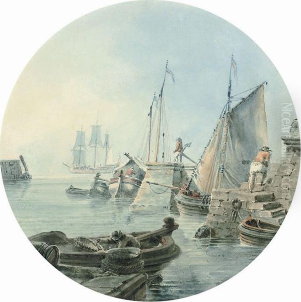 Dutch Fishing Boats In Harbour - view 1
