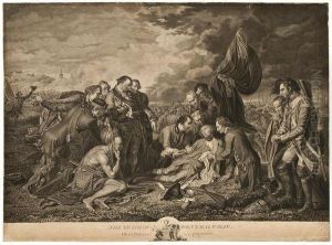 ````the Death Of General Wolfe, Obiit Patriam Pugnando'. by Benjamin West Clinedinst