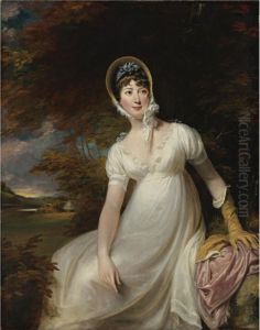 Portrait Of A Young Woman by George Clint