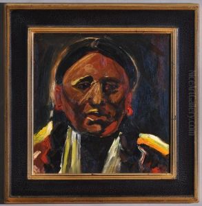 Indian Portrait by Merton Clivette