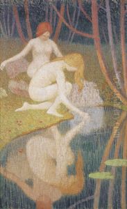 Le Reflet Des Baigneuses by Albert Clouard