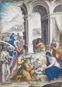The Adoration Of The Magi by Giorgio-Giulio Clovio