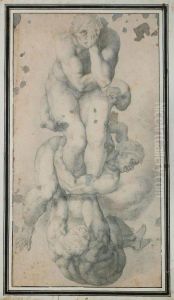 Figure Di Dannati Da Michelangelo by Giorgio-Giulio Clovio