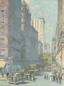 In The Loop, Chicago by William Clusmann