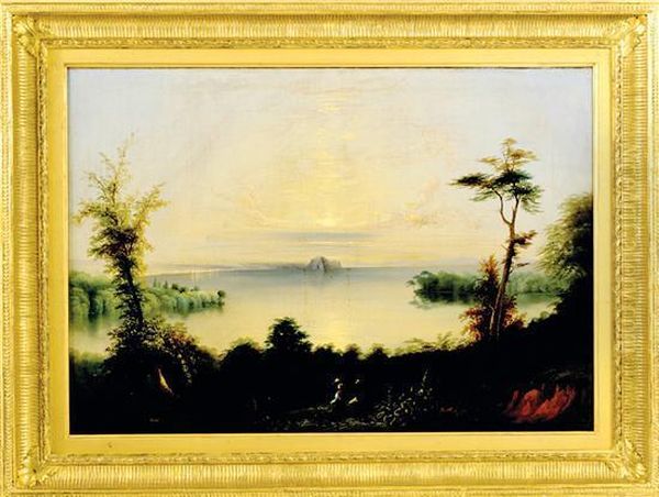 Overlooking Expansive Lake Landscape - view 1