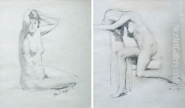 Pair Of Nude Studies - view 1
