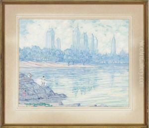 Fishing In Central Park by Henry Ives Cobb