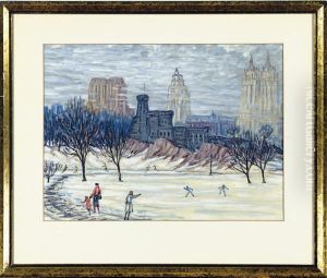 Snowball Fight On The Great Lawn, Central Park